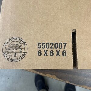 New 25 Brown Cardboard Boxes  6x6x6